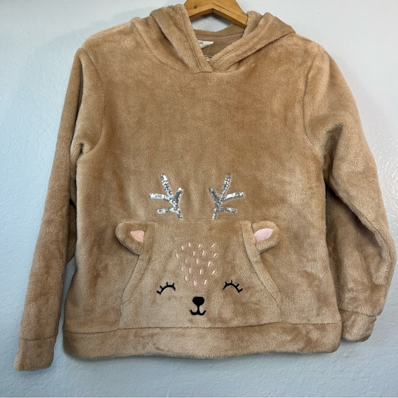 NWT Faux Shearling Hoodie - Picture 4 of 16